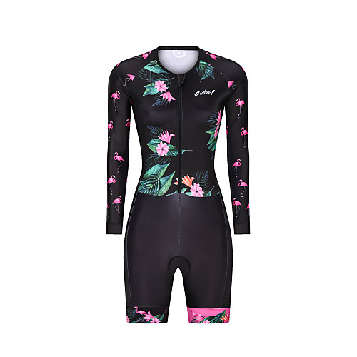Women's Men's Long Sleeve Triathlon Tri Suit Black Floral Botanical Bike Breathable Quick Dry Sports Graphic Mountain Bike MTB Road Bike Cycling Clothing Apparel / Stretchy / Athletic
Women's Men's Long Sleeve Triathlon Tri Suit Black Floral Botanical Bike Breathable Quick Dry Sports Graphic Mountain Bike MTB Road Bike Cycling Clothing Apparel / Stretchy / Athletic