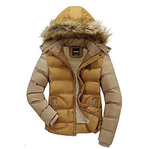 men's padded jackets winter outdoor coats warm faux fur hooded jackets quilted windproof outerwear jacket white s
men's padded jackets winter outdoor coats warm faux fur hooded jackets quilted windproof outerwear jacket white s