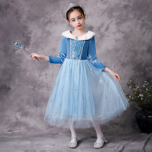 Princess Flapper Dress Dress Party Costume Girls' Movie Cosplay Cosplay Costume Party Blue Dress Christmas Children's Day Masquerade Polyester
Princess Flapper Dress Dress Party Costume Girls' Movie Cosplay Cosplay Costume Party Blue Dress Christmas Children's Day Masquerade Polyester