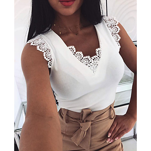 Women's Solid Color Women's Hoodies Sleeveless Sweater Cardigans V Neck Fall Spring White Black
Women's Solid Color Women's Hoodies Sleeveless Sweater Cardigans V Neck Fall Spring White Black