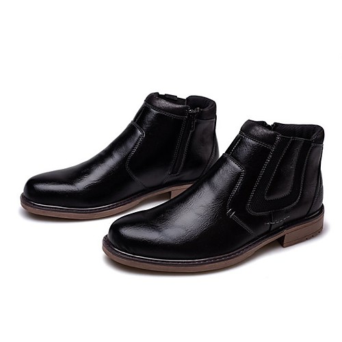 Men's Boots Vintage Daily Walking Shoes PU Breathable Warm Non-slipping Booties / Ankle Boots Black Brown Fall Winter
Men's Boots Vintage Daily Walking Shoes PU Breathable Warm Non-slipping Booties / Ankle Boots Black Brown Fall Winter