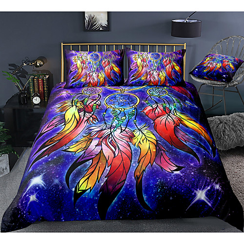 Boho Style Dreamcatcher 3-Piece Duvet Cover Set Hotel Bedding Sets Comforter Cover with Soft Lightweight Microfiber For Room Decoration(Include 1 Duvet Cover and 1or 2 Pillowcases)
Boho Style Dreamcatcher 3-Piece Duvet Cover Set Hotel Bedding Sets Comforter Cover with Soft Lightweight Microfiber For Room Decoration(Include 1 Duvet Cover and 1or 2 Pillowcases)