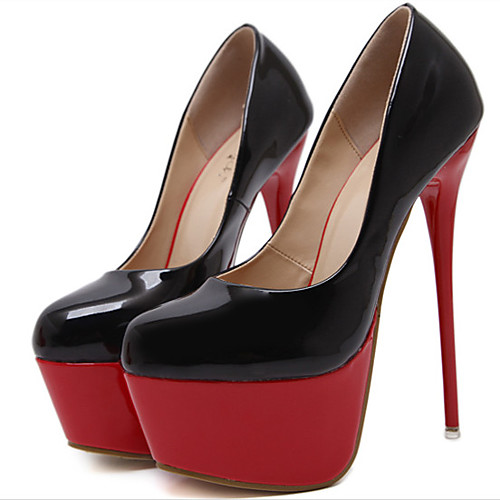 Women's Heels Stiletto Heel Round Toe Classic Daily PU Solid Colored Black / Red Black
Women's Heels Stiletto Heel Round Toe Classic Daily PU Solid Colored Black / Red Black