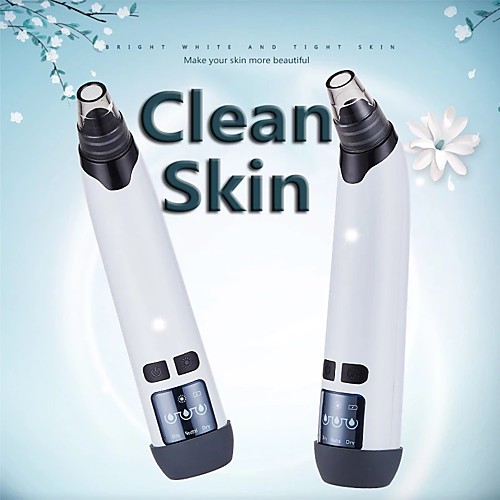 

Blackhead Remover Pore Vacuum Face Cleaner Heating Electric Suction Head Instrument Acne Comedone Extractor Beauty Black Spots