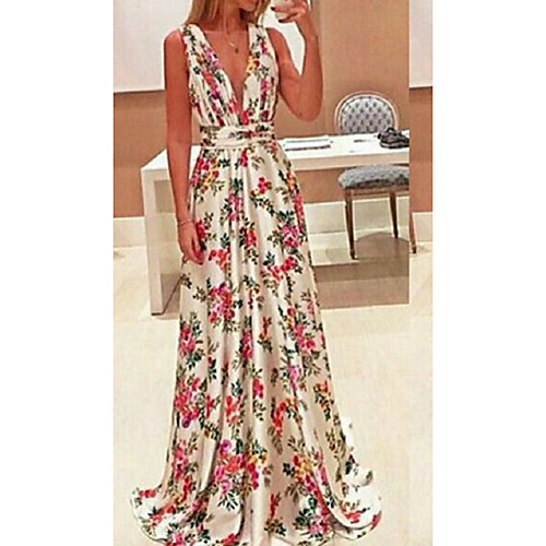Women's Sheath Dress Maxi long Dress Blushing Pink Sleeveless Print Patchwork Print Fall Spring Boat Neck Elegant Vintage 2021 L XL XXL 3XL 4XL 5XL / Plus Size
Women's Sheath Dress Maxi long Dress Blushing Pink Sleeveless Print Patchwork Print Fall Spring Boat Neck Elegant Vintage 2021 L XL XXL 3XL 4XL 5XL / Plus Size