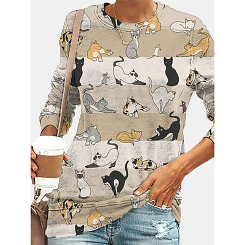 Women's Color Block Animal Women's Hoodies Long Sleeve Sweater Cardigans Crew Neck Spring Fall Khaki
Women's Color Block Animal Women's Hoodies Long Sleeve Sweater Cardigans Crew Neck Spring Fall Khaki
