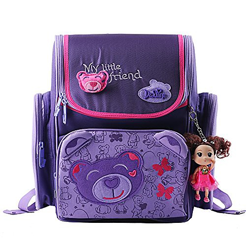 delune girl's school bag cartoon large capacity orthopedic backpack(bear&purple)
delune girl's school bag cartoon large capacity orthopedic backpack(bear&purple)