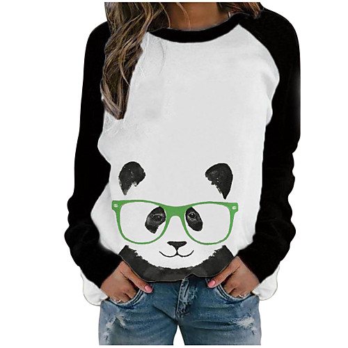 Women's Stylish Animal Women's Hoodies Long Sleeve Sweater Cardigans Crew Neck Fall Black Wine Green
Women's Stylish Animal Women's Hoodies Long Sleeve Sweater Cardigans Crew Neck Fall Black Wine Green