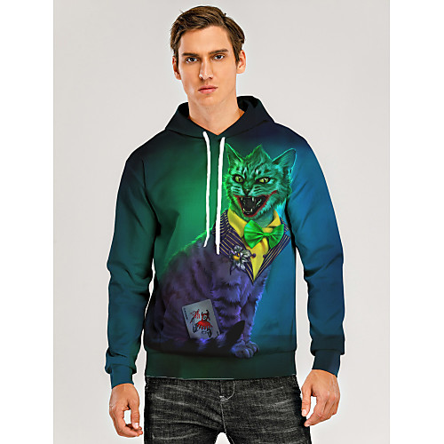 Men's Pullover Hoodie Sweatshirt Animal Patterned Graphic 3D Front Pocket Daily 3D Print 3D Print Casual Hoodies Sweatshirts Green
Men's Pullover Hoodie Sweatshirt Animal Patterned Graphic 3D Front Pocket Daily 3D Print 3D Print Casual Hoodies Sweatshirts Green