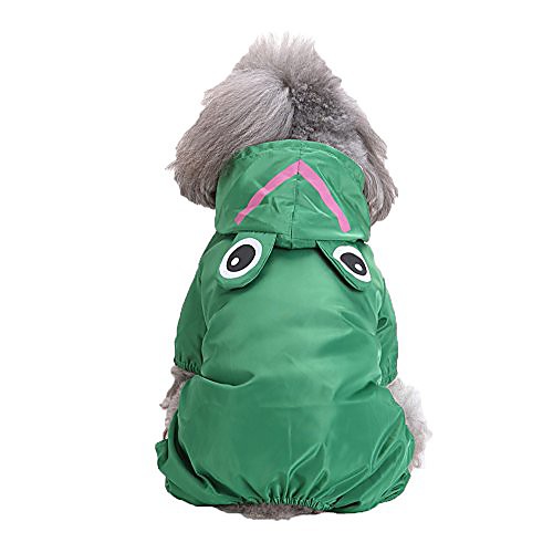dog raincoat, cute animal waterproof hoodies comfort four feet jacket waterproof jumpsuit poncho clothes (green, xs)
dog raincoat, cute animal waterproof hoodies comfort four feet jacket waterproof jumpsuit poncho clothes (green, xs)
