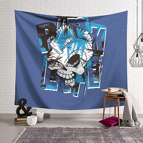 Wall Tapestry Art Decor Blanket Curtain Hanging Home Bedroom Living Room Decoration Polyester Fiber Novelty Still Life Skull Skull Kill Matt Blue White Black
Wall Tapestry Art Decor Blanket Curtain Hanging Home Bedroom Living Room Decoration Polyester Fiber Novelty Still Life Skull Skull Kill Matt Blue White Black