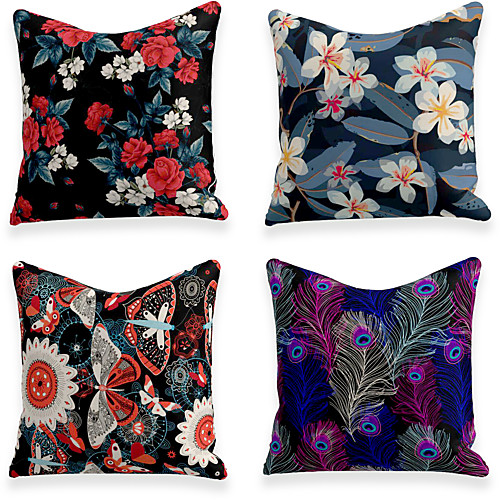 Cushion Cover 4PC Linen Soft Decorative Square Throw Pillow Cover Cushion Case Pillowcase for Sofa Bedroom 45 x 45 cm (18 x 18 Inch) Superior Quality Machine Washable
Cushion Cover 4PC Linen Soft Decorative Square Throw Pillow Cover Cushion Case Pillowcase for Sofa Bedroom 45 x 45 cm (18 x 18 Inch) Superior Quality Machine Washable