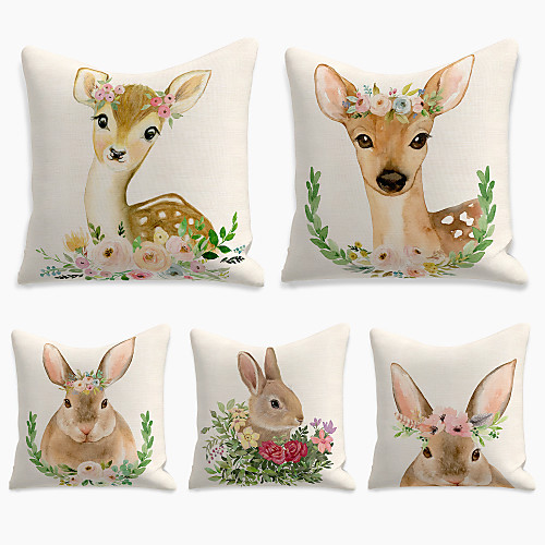 Cushion Cover 5PCS Linen Soft Decorative Square Throw Pillow Cover Cushion Case Pillowcasefor Sofa Bedroom 45 x 45 cm (18 x 18 Inch) Superior Quality Mashine Washable
Cushion Cover 5PCS Linen Soft Decorative Square Throw Pillow Cover Cushion Case Pillowcasefor Sofa Bedroom 45 x 45 cm (18 x 18 Inch) Superior Quality Mashine Washable