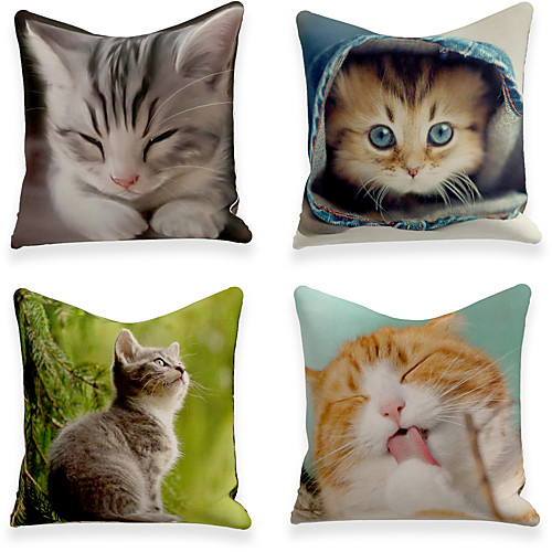 Cushion Cover 4PC Linen Soft Decorative Square Throw Pillow Cover Cushion Case Pillowcase for Sofa Bedroom 45 x 45 cm (18 x 18 Inch) Superior Quality Machine Washable
Cushion Cover 4PC Linen Soft Decorative Square Throw Pillow Cover Cushion Case Pillowcase for Sofa Bedroom 45 x 45 cm (18 x 18 Inch) Superior Quality Machine Washable