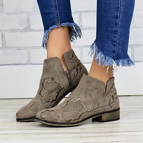 Women's Boots Block Heel Pointed Toe Casual Daily Walking Shoes Suede Black Red Khaki / Booties / Ankle Boots
Women's Boots Block Heel Pointed Toe Casual Daily Walking Shoes Suede Black Red Khaki / Booties / Ankle Boots