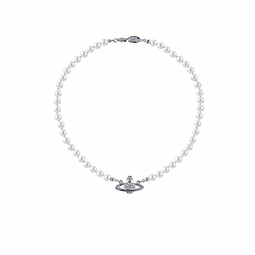 golden silver saturn pearl necklace diamond necklace pearl bead necklaces crystal rhinestone saturn planet necklace for women and girls
golden silver saturn pearl necklace diamond necklace pearl bead necklaces crystal rhinestone saturn planet necklace for women and girls