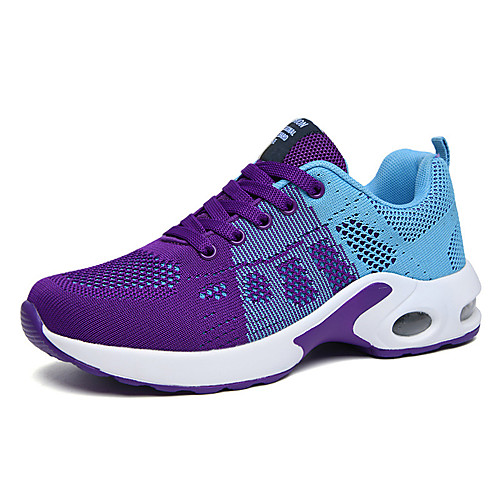 Women's Trainers Athletic Shoes Flat Heel Round Toe Sporty Daily Elastic Fabric Color Block Black Purple Red
Women's Trainers Athletic Shoes Flat Heel Round Toe Sporty Daily Elastic Fabric Color Block Black Purple Red