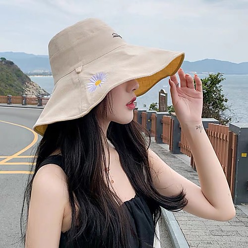 Women's Hiking Cap Outdoor Windproof Breathable Anti-Mosquito Comfortable Hat Floral / Botanical Polyester / Cotton Blend Black Yellow Blue for Fishing Traveling
Women's Hiking Cap Outdoor Windproof Breathable Anti-Mosquito Comfortable Hat Floral / Botanical Polyester / Cotton Blend Black Yellow Blue for Fishing Traveling