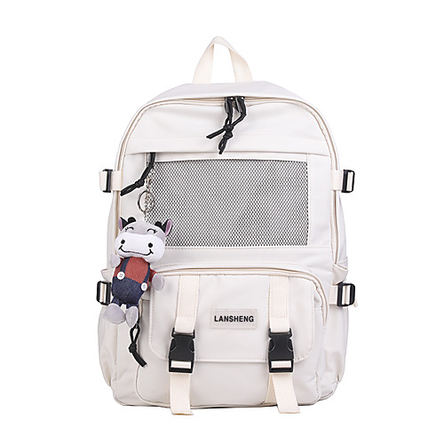 Women's Unisex Nylon School Bag Rucksack Commuter Backpack Large Capacity Zipper Daily Backpack Black Blue Red Green Beige
Women's Unisex Nylon School Bag Rucksack Commuter Backpack Large Capacity Zipper Daily Backpack Black Blue Red Green Beige
