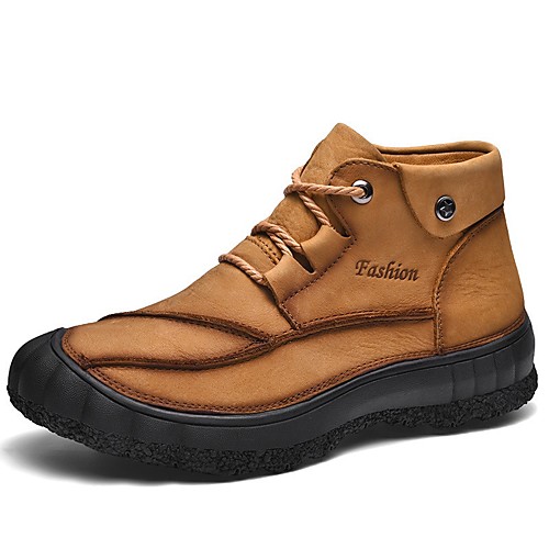 Men's Sneakers Vintage Outdoor Walking Shoes Leather Handmade Wear Proof Booties / Ankle Boots Black Brown Gray Fall Winter
Men's Sneakers Vintage Outdoor Walking Shoes Leather Handmade Wear Proof Booties / Ankle Boots Black Brown Gray Fall Winter