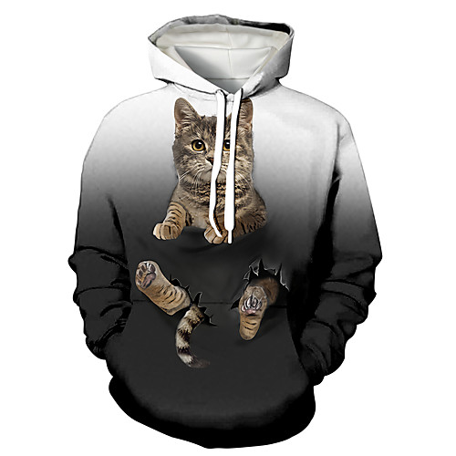 Men's Pullover Hoodie Sweatshirt Animal Patterned Graphic 3D Print Hooded Daily 3D Print 3D Print Casual Hoodies Sweatshirts Long Sleeve White
Men's Pullover Hoodie Sweatshirt Animal Patterned Graphic 3D Print Hooded Daily 3D Print 3D Print Casual Hoodies Sweatshirts Long Sleeve White