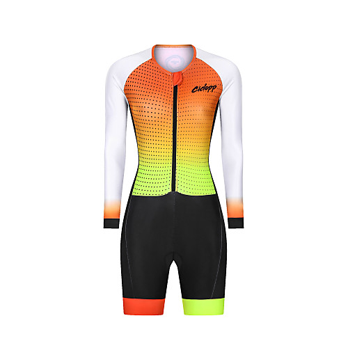 Women's Men's Long Sleeve Triathlon Tri Suit Black / Yellow Polka Dot Bike Breathable Quick Dry Sports Polka Dot Mountain Bike MTB Road Bike Cycling Clothing Apparel / Stretchy / Athletic
Women's Men's Long Sleeve Triathlon Tri Suit Black / Yellow Polka Dot Bike Breathable Quick Dry Sports Polka Dot Mountain Bike MTB Road Bike Cycling Clothing Apparel / Stretchy / Athletic