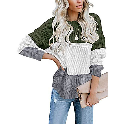 ladies knitted jumper tops winter fall soft warm fashion sweater pullover tops for women green large
ladies knitted jumper tops winter fall soft warm fashion sweater pullover tops for women green large