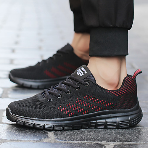 Men's Trainers Athletic Shoes Sporty Casual Daily Outdoor Running Shoes Fitness & Cross Training Shoes Tissage Volant Breathable Wear Proof Black and White Black / Red Black / Blue Fall Summer
Men's Trainers Athletic Shoes Sporty Casual Daily Outdoor Running Shoes Fitness & Cross Training Shoes Tissage Volant Breathable Wear Proof Black and White Black / Red Black / Blue Fall Summer