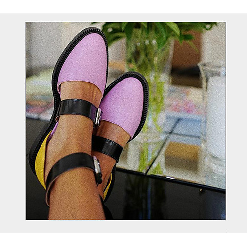Women's Clogs & Mules Flat Heel Round Toe Daily PU Synthetics Black Purple Pink
Women's Clogs & Mules Flat Heel Round Toe Daily PU Synthetics Black Purple Pink