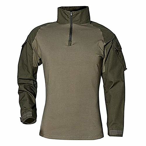 camouflage t-shirt men quick dry hiking riding training fishing military tactical long sleeve t shirts hunting clothing quick dry (color : green, size : xl)
camouflage t-shirt men quick dry hiking riding training fishing military tactical long sleeve t shirts hunting clothing quick dry (color : green, size : xl)
