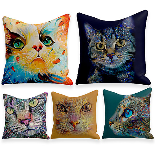 Cushion Cover 5PCS Linen Soft Decorative Square Throw Pillow Cover Cushion Case Pillowcasefor Sofa Bedroom 45 x 45 cm (18 x 18 Inch) Superior Quality Mashine Washable
Cushion Cover 5PCS Linen Soft Decorative Square Throw Pillow Cover Cushion Case Pillowcasefor Sofa Bedroom 45 x 45 cm (18 x 18 Inch) Superior Quality Mashine Washable