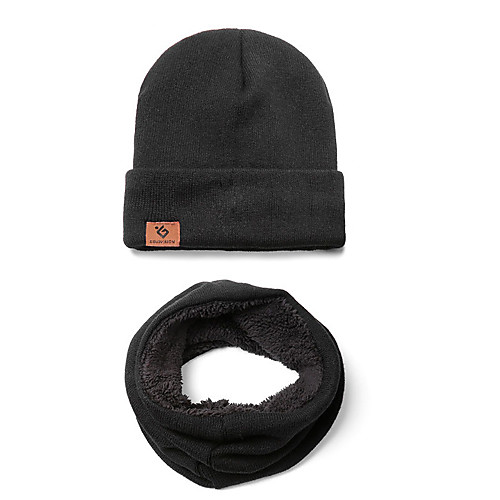 Women's Men's Hiking Cap 2 PCS Winter Outdoor Windproof Warm Soft Thick Neck Gaiter Neck Tube Skull Cap Beanie Solid Color Polyester Taffeta Black Fuchsia Grey for Climbing Beach Camping / Hiking
Women's Men's Hiking Cap 2 PCS Winter Outdoor Windproof Warm Soft Thick Neck Gaiter Neck Tube Skull Cap Beanie Solid Color Polyester Taffeta Black Fuchsia Grey for Climbing Beach Camping / Hiking