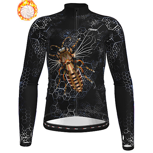 21Grams Men's Long Sleeve Cycling Jacket Winter Fleece Black Animal Bike Jacket Top Mountain Bike MTB Road Bike Cycling Thermal Warm Fleece Lining Breathable Sports Clothing Apparel / Stretchy
21Grams Men's Long Sleeve Cycling Jacket Winter Fleece Black Animal Bike Jacket Top Mountain Bike MTB Road Bike Cycling Thermal Warm Fleece Lining Breathable Sports Clothing Apparel / Stretchy
