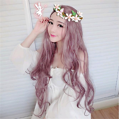 Synthetic Wig Deep Wave Middle Part Wig Long Light Blonde Pink / Purple Synthetic Hair Women's Cosplay Soft Blonde Purple
Synthetic Wig Deep Wave Middle Part Wig Long Light Blonde Pink / Purple Synthetic Hair Women's Cosplay Soft Blonde Purple