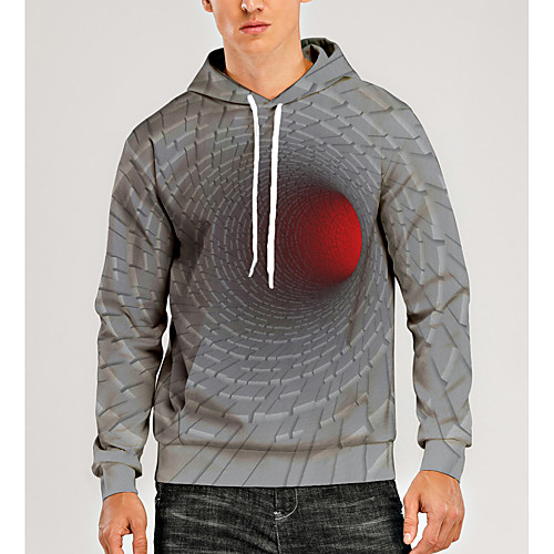 Men's Pullover Hoodie Sweatshirt Graphic Optical Illusion 3D Print Daily 3D Print 3D Print Casual Hoodies Sweatshirts Gray
Men's Pullover Hoodie Sweatshirt Graphic Optical Illusion 3D Print Daily 3D Print 3D Print Casual Hoodies Sweatshirts Gray