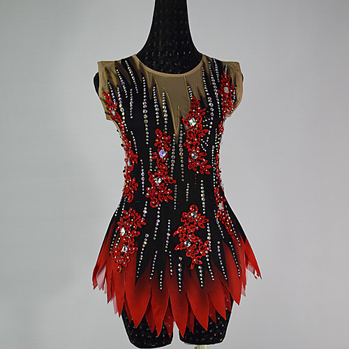 21Grams Figure Skating Dress Women's Girls' Ice Skating Dress Red Spandex High Elasticity Training Competition Skating Wear Crystal / Rhinestone Sleeveless Ice Skating Figure Skating / Kids
21Grams Figure Skating Dress Women's Girls' Ice Skating Dress Red Spandex High Elasticity Training Competition Skating Wear Crystal / Rhinestone Sleeveless Ice Skating Figure Skating / Kids