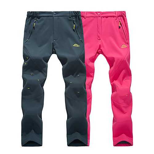 Women's Softshell Pants Solid Color Winter Outdoor Standard Fit Waterproof Windproof Fleece Lining Breathable Pants / Trousers Rose red women Dark gray men Black women Black men Army Green Men / Warm
Women's Softshell Pants Solid Color Winter Outdoor Standard Fit Waterproof Windproof Fleece Lining Breathable Pants / Trousers Rose red women Dark gray men Black women Black men Army Green Men / Warm
