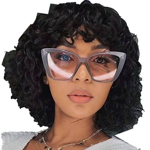 Human Hair Wig Medium Length Loose Curl With Bangs Natural Women Sexy Lady New Capless Vietnamese Hair Women's Natural Black #1B 12 inch 14 inch 16 inch
Human Hair Wig Medium Length Loose Curl With Bangs Natural Women Sexy Lady New Capless Vietnamese Hair Women's Natural Black #1B 12 inch 14 inch 16 inch