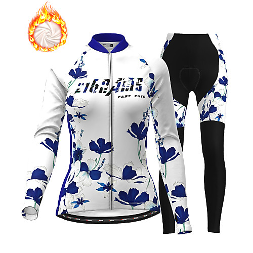 21Grams Women's Long Sleeve Cycling Jersey with Tights Winter Fleece Red Blue Green Floral Botanical Christmas Bike Thermal Warm Fleece Lining Breathable Warm Quick Dry Sports Graphic Mountain Bike
21Grams Women's Long Sleeve Cycling Jersey with Tights Winter Fleece Red Blue Green Floral Botanical Christmas Bike Thermal Warm Fleece Lining Breathable Warm Quick Dry Sports Graphic Mountain Bike