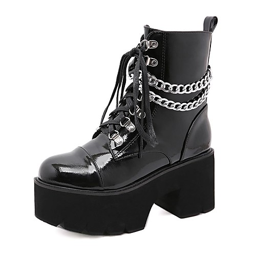 Women's Boots Chunky Heel Round Toe Booties Ankle Boots Punk & Gothic Daily PU Solid Colored Black / Booties / Ankle Boots
Women's Boots Chunky Heel Round Toe Booties Ankle Boots Punk & Gothic Daily PU Solid Colored Black / Booties / Ankle Boots