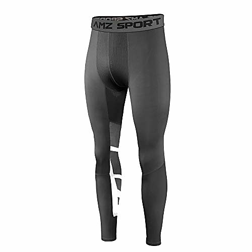men's sports compression pants running pants baselayer leggings training pants - gray l
men's sports compression pants running pants baselayer leggings training pants - gray l