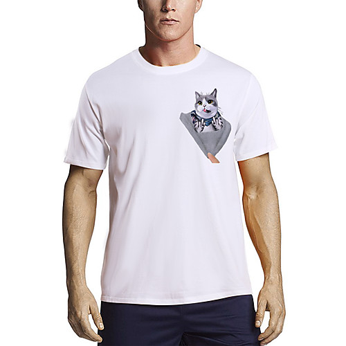 Men's T shirt Other Prints Graphic Animal Print Short Sleeve Daily Tops Cotton Basic White Black Red
Men's T shirt Other Prints Graphic Animal Print Short Sleeve Daily Tops Cotton Basic White Black Red
