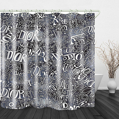 Creative Letters Print Waterproof Fabric Shower Curtain for Bathroom Home Decor Covered Bathtub Curtains Liner Includes with Hooks
Creative Letters Print Waterproof Fabric Shower Curtain for Bathroom Home Decor Covered Bathtub Curtains Liner Includes with Hooks