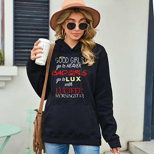 Women's Pullover Hoodie Sweatshirt Letter Print Daily Other Prints Streetwear Hoodies Sweatshirts Black Purple Yellow
Women's Pullover Hoodie Sweatshirt Letter Print Daily Other Prints Streetwear Hoodies Sweatshirts Black Purple Yellow