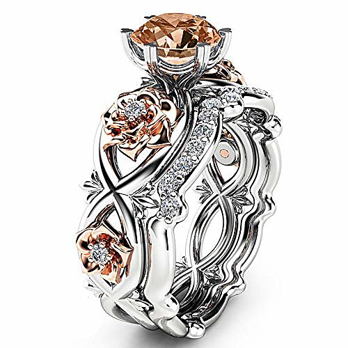 hiriri hot sale 2020 new women diamond silver & rose gold filed silver wedding engagement floral ring set (8, multicolor)
hiriri hot sale 2020 new women diamond silver & rose gold filed silver wedding engagement floral ring set (8, multicolor)