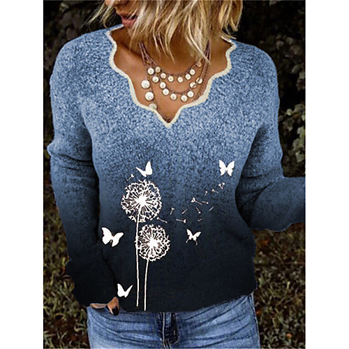 Women's Knitted Dandelion Animal Pullover Long Sleeve Cardigans V Neck Fall Winter Blue Yellow Gray
Women's Knitted Dandelion Animal Pullover Long Sleeve Cardigans V Neck Fall Winter Blue Yellow Gray