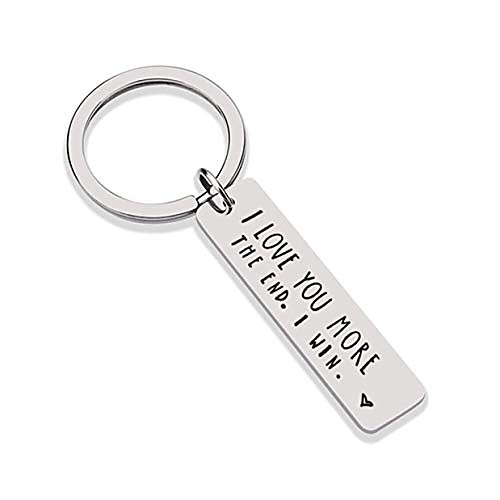 well-made i love you more.the end i win stainless steel key chain lettering keychain(none sv)
well-made i love you more.the end i win stainless steel key chain lettering keychain(none sv)