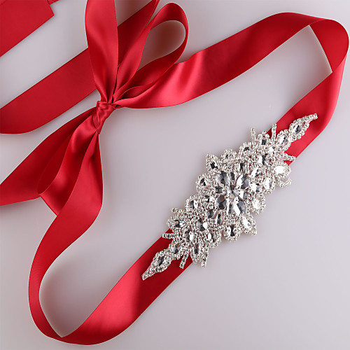 Satin / Tulle Wedding / Party / Evening Sash With Belt / Appliques / Crystals / Rhinestones Women's Sashes
Satin / Tulle Wedding / Party / Evening Sash With Belt / Appliques / Crystals / Rhinestones Women's Sashes