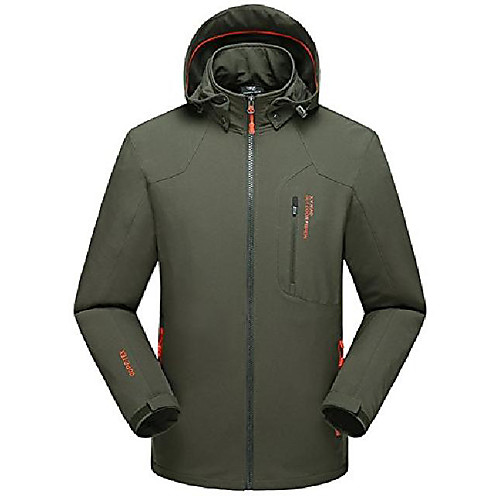 Men's Hoodie Jacket Hiking Softshell Jacket Hiking Windbreaker Outdoor Waterproof Lightweight Windproof Breathable Jacket Top Fishing Climbing Camping / Hiking / Caving Black Green / Quick Dry
Men's Hoodie Jacket Hiking Softshell Jacket Hiking Windbreaker Outdoor Waterproof Lightweight Windproof Breathable Jacket Top Fishing Climbing Camping / Hiking / Caving Black Green / Quick Dry