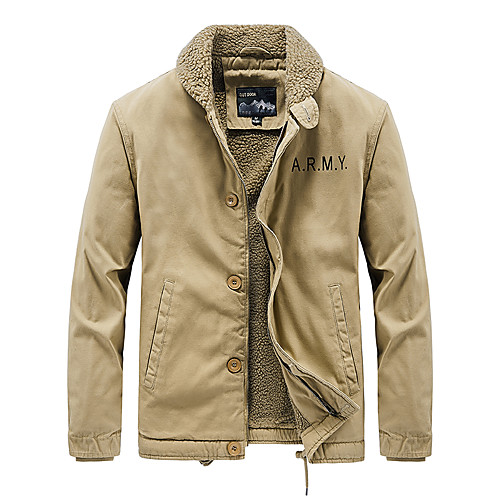 Men's Hiking Fleece Jacket Winter Outdoor Lightweight Windproof Fleece Lining Breathable Winter Jacket Top Fleece Cotton Ski / Snowboard Fishing Climbing Army Green Khaki Dark Blue / Quick Dry
Men's Hiking Fleece Jacket Winter Outdoor Lightweight Windproof Fleece Lining Breathable Winter Jacket Top Fleece Cotton Ski / Snowboard Fishing Climbing Army Green Khaki Dark Blue / Quick Dry